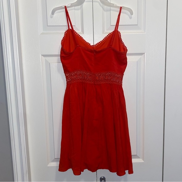 Red Mini Dress - Picture 3 of 4